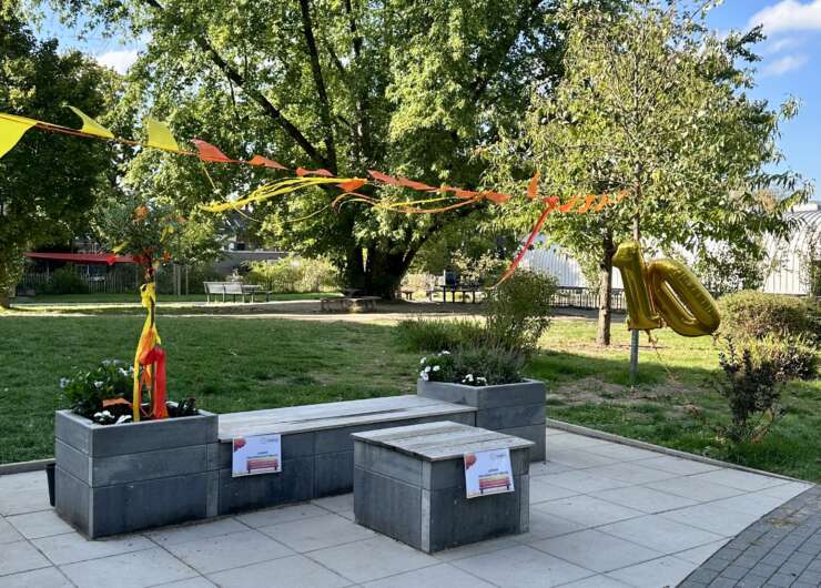 Jubiläumsfeier: 10-Jahre SE-Klasse und Einweihung der Freundschaftsbank im Rahmen der Neusser Interkulturellen Woche