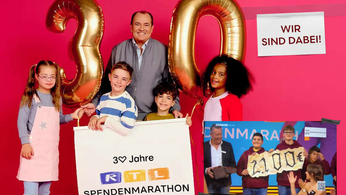 RTL-Spendenmarathon – Wir sind dabei!