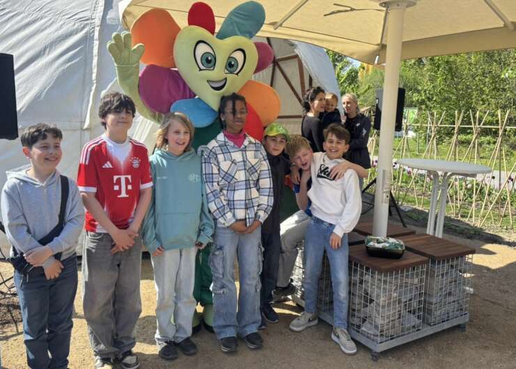 Bildungsarbeit im Grünen und Pflanzaktion: Der Zukunftsgarten der LaGa wird eingeweiht