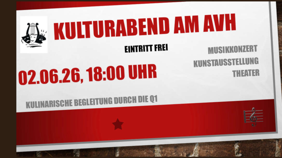 Ankündigung: Kulturabend!