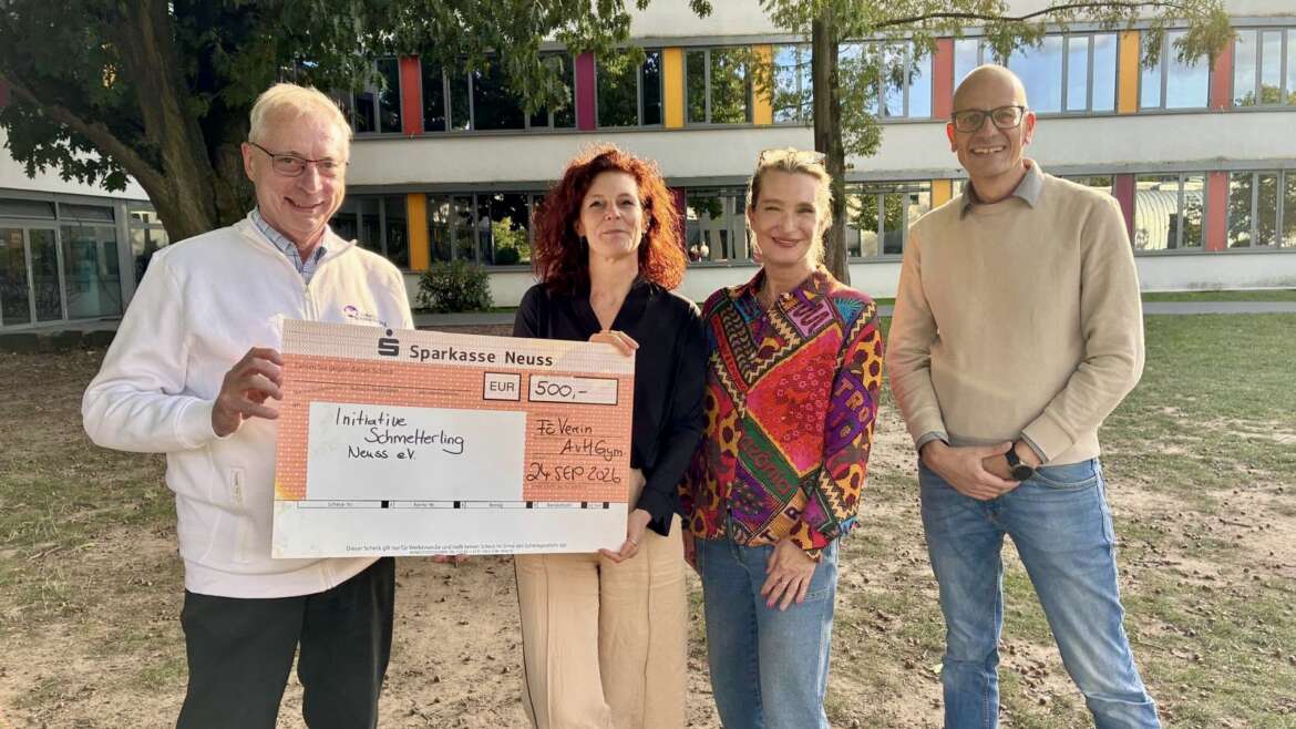 Spendenscheckübergabe